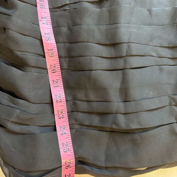 Walter By Walter Baker Black Ruched Chiffon Strapless Party Mini Dress NWT S - Picture 16 of 16
